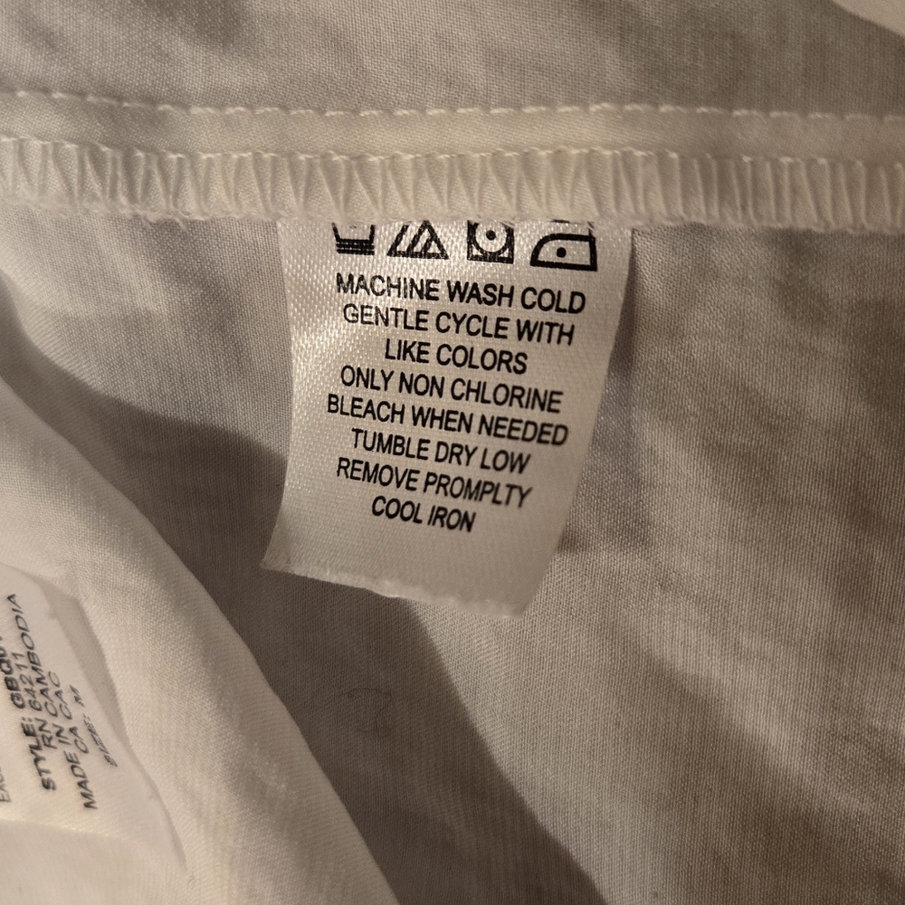 Linea Donatella Women's Off White Camisole Nightgown Size Med - Picture 4 of 15